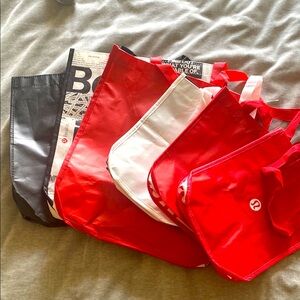 Lululemon Reusable Tote Bags Set